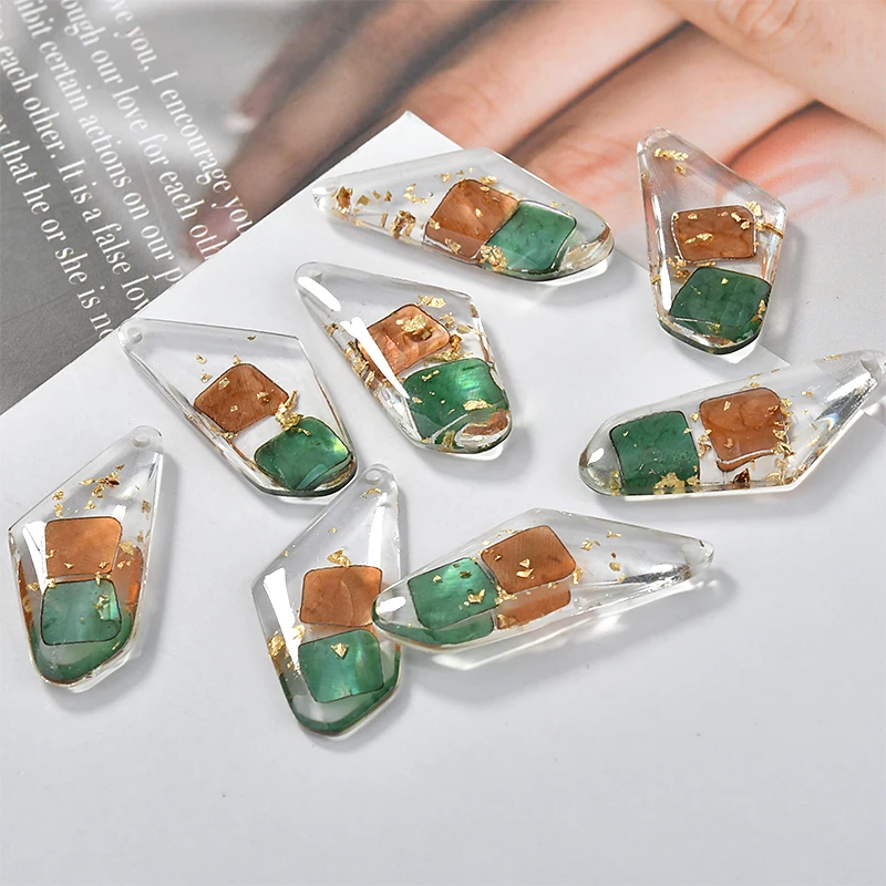 Высокое качество натуральный корпус золотая фольга двусторонний прозрачный