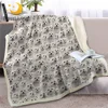 BlessLiving Bichon Sherpa Blanket on Beds Lovely White Dog Soft Throw Blanket for Kids Animal Bedspreads 3D Print Bedding manta 1