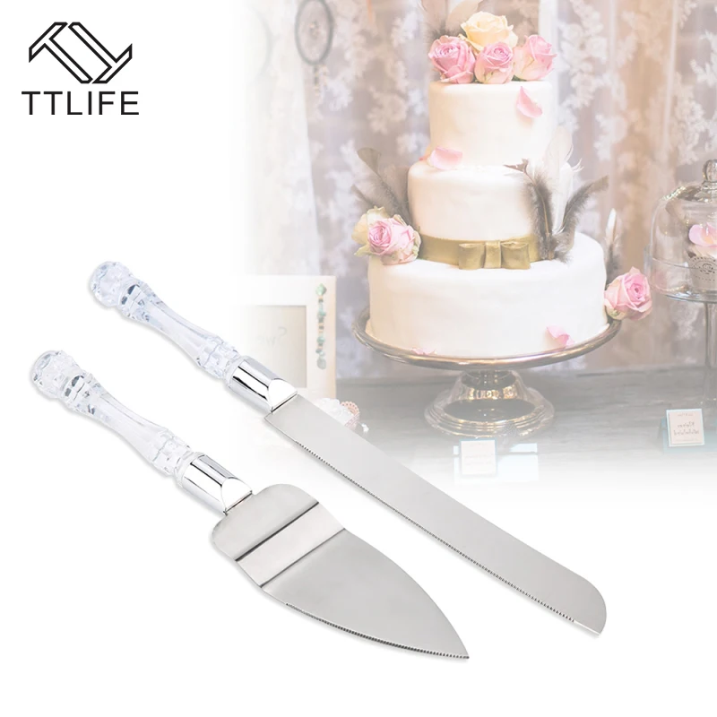 TTLIFE 2 шт. нож из нержавеющей стали и лопатка для пиццы хлеба свадебные