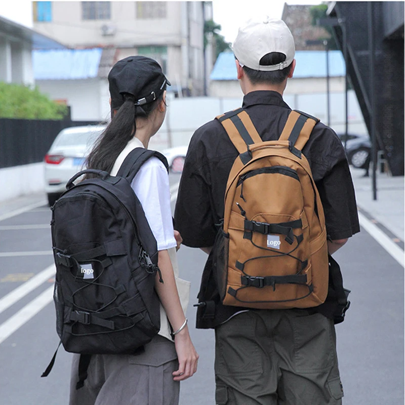 

Adults Men Women Skateboard Backpack Skating Accessories Double Rocker Skate Board Bag Oxford Large Capacity Longboard Backpack