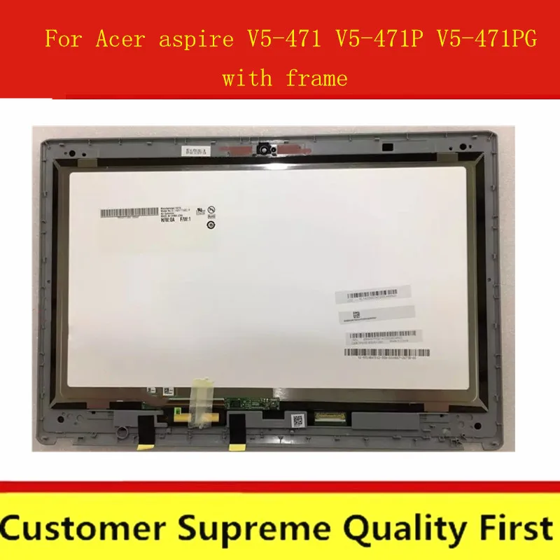 Бесплатная доставка 14 &quotсенсорный экран ЖК-дисплей в сборе для Acer aspire V5-471 V5-471P