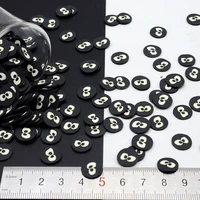 100glot polymer hot clay sprinkles black carbon shape for crafts making diy confetti scrapbook