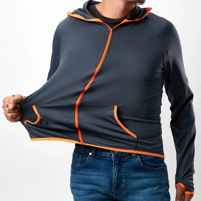 Унисекс гидрофобная ледяная шелковая рыболовная одежда пальто