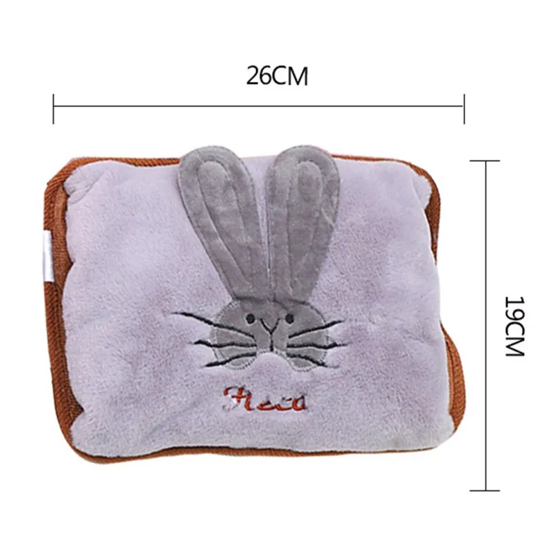 Saim кролик грелка для рук сумка перезаряжаемая электрическая горячей воды Милая