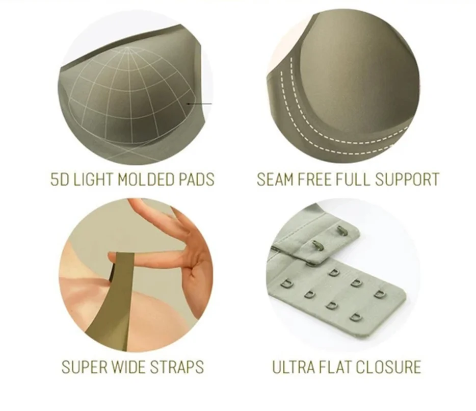 Новинка бесшовный бюстгальтер с эффектом памяти 5D пуш-ап мягкий глубоким