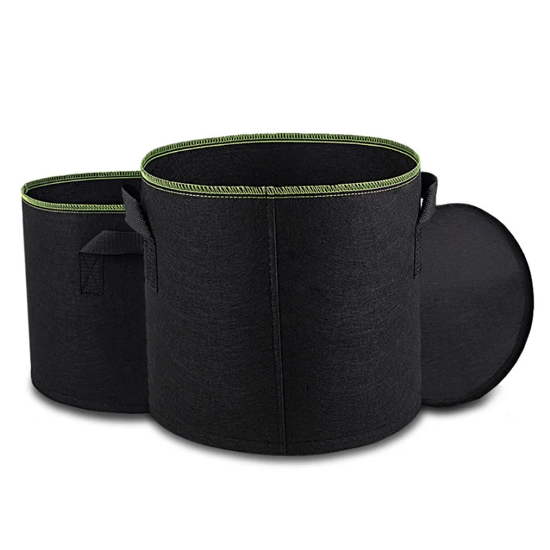 

5 шт./компл. 3/5/7/10 галлонов гидропоники корень горшок из ткани уличные цветочные горшки садовое растение контейнерный мешочек Сумка дышащая ...