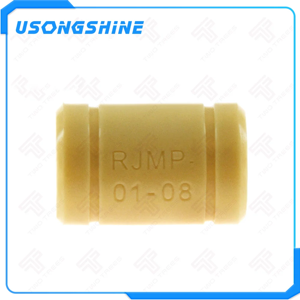 10 шт. RJMP-01-08 сплошной полимерный LM8UU линейный подшипник 8 мм вал CNC пластиковая втулка Reprap Medel для 3d принтера запчасти