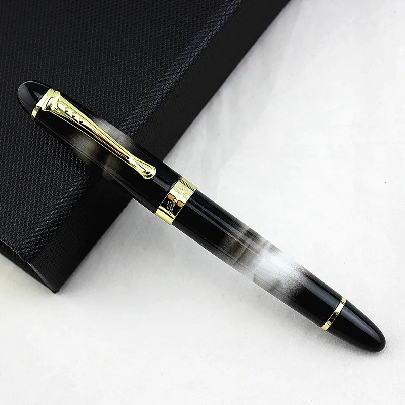 Высококачественная полностью Металлическая Роскошная перьевая ручка Jinhao X450 18KGP
