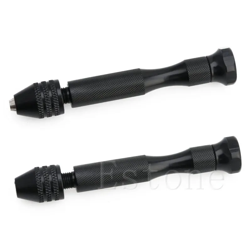 

0.3-3.2mm Mini Manual Aluminum Hand Drill Chuck Twsit Micro Drill Bit Tool