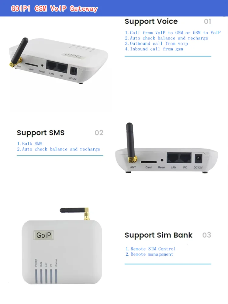 Бесплатная доставка оптовая продажа оригинальный шлюз DBL GOIP1 GSM VoIP SMS голосовые
