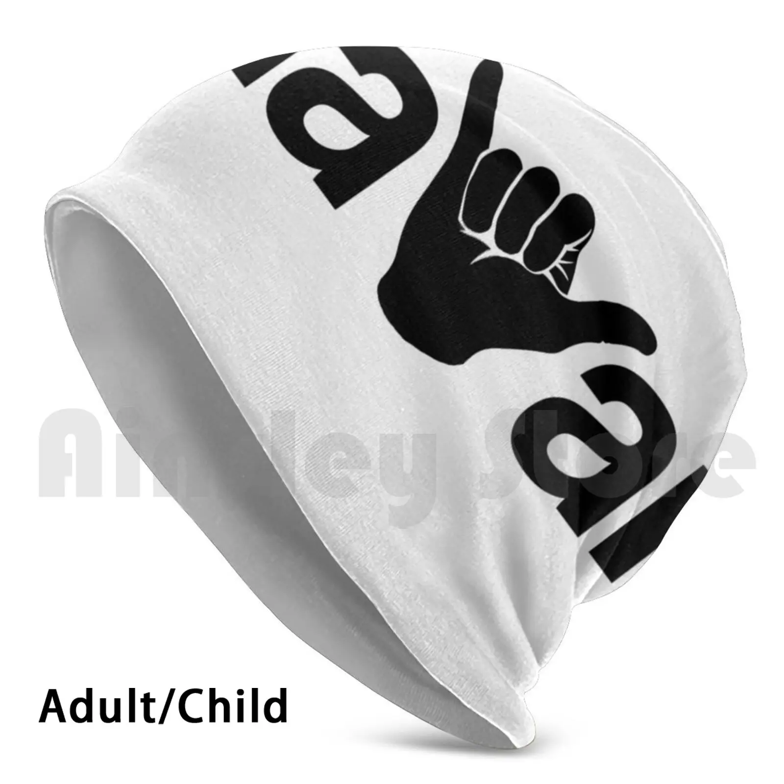 Трикотажная Шапка-бини с гавайским принтом в стиле хип-хоп гавайский Гавайский Da