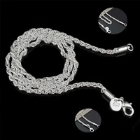 trendy unisex necklace women beautiful for women necklace men twist rope chain