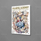 Картина HD, домашний декор, холст, Стальной алхимик, плакат, модульные картины, Япония, аниме, Современная рамка для гостиной, настенное искусство