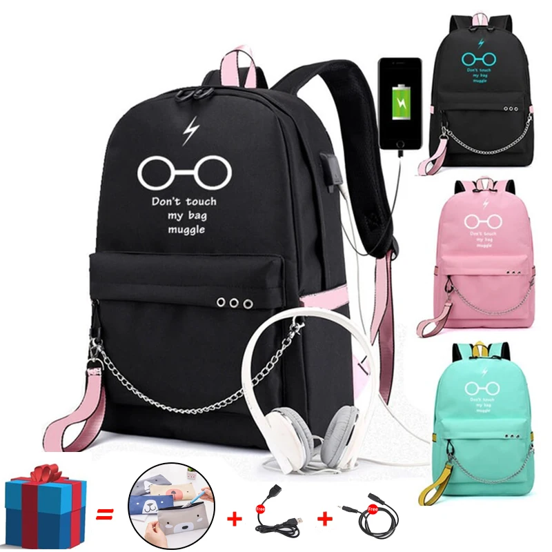 

Школьный Многофункциональный рюкзак с USB-зарядкой, дорожный холщовый студенческий ранец для подростков, школьная сумка для мальчиков и дев...