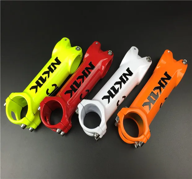 

Newest white fluo green red orange colors Mountain bike 3D Forged alloy stem Road bicycle stem MTB parts 31.8*70-120mm Free ship