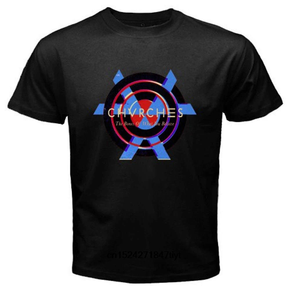 

Funny Men t shirt white t-shirt tshirts Black tee Chvrches The Bones Of What You Believe Mens Black T Shirt