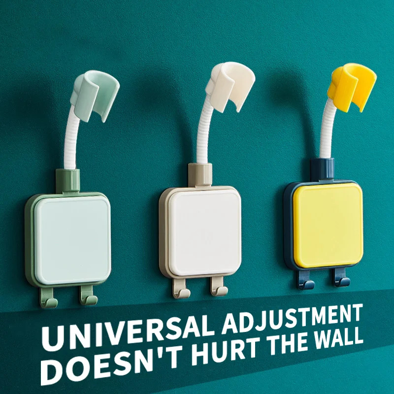 

3 цвета держатель для душа Водонепроницаемый не присоска Насадки для душа Держатель Ванная комната Кронштейн высокого Температура сопроти...