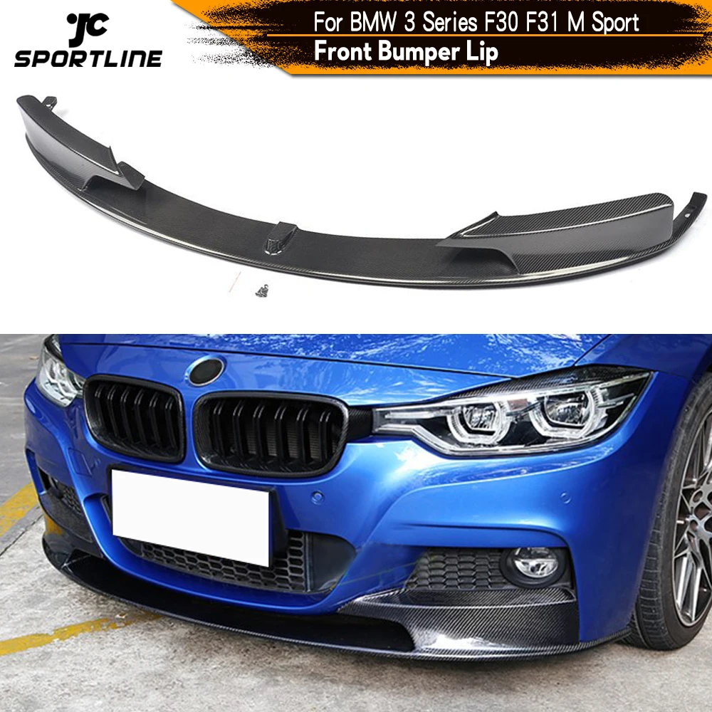 Для BMW 3 Series F30 F31 M Sport 2013 2017 автомобильный передний бампер спойлер разветвители
