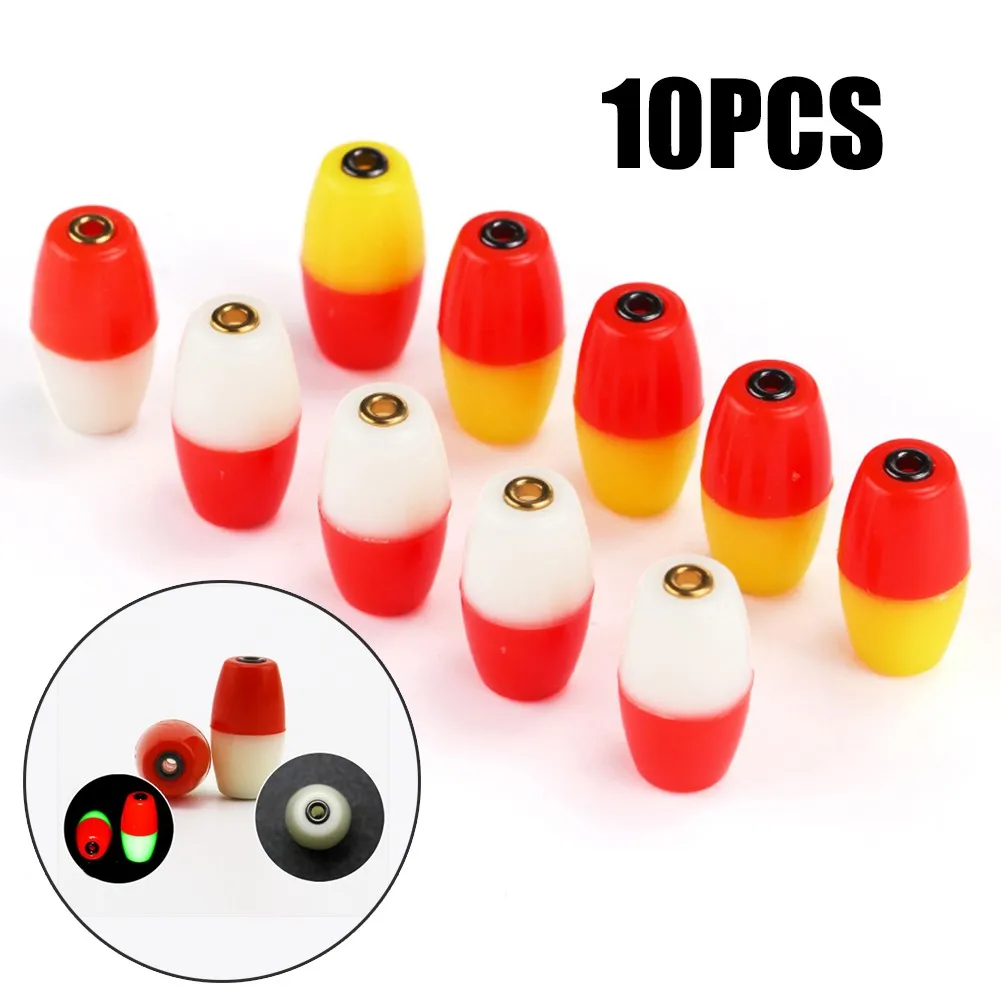 

Fishing Tackle Fishing Floats Float Kit Luminous PVC Set Trap Float 10pcs