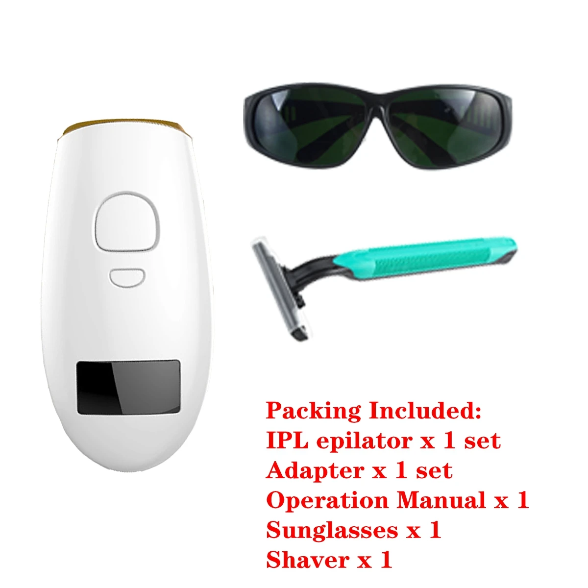 

999999 Flash Professional Permanent Laser Epilator LCD Display Laser IPL Hair Removal Machine Photoepilator Painless Depilador