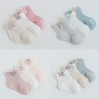 3 парыЛот, носки для новорожденных, милые Мультяшные детские носки, сетчатые детские носки без косточек с вышивкой, детские носки для мальчиков и девочек
