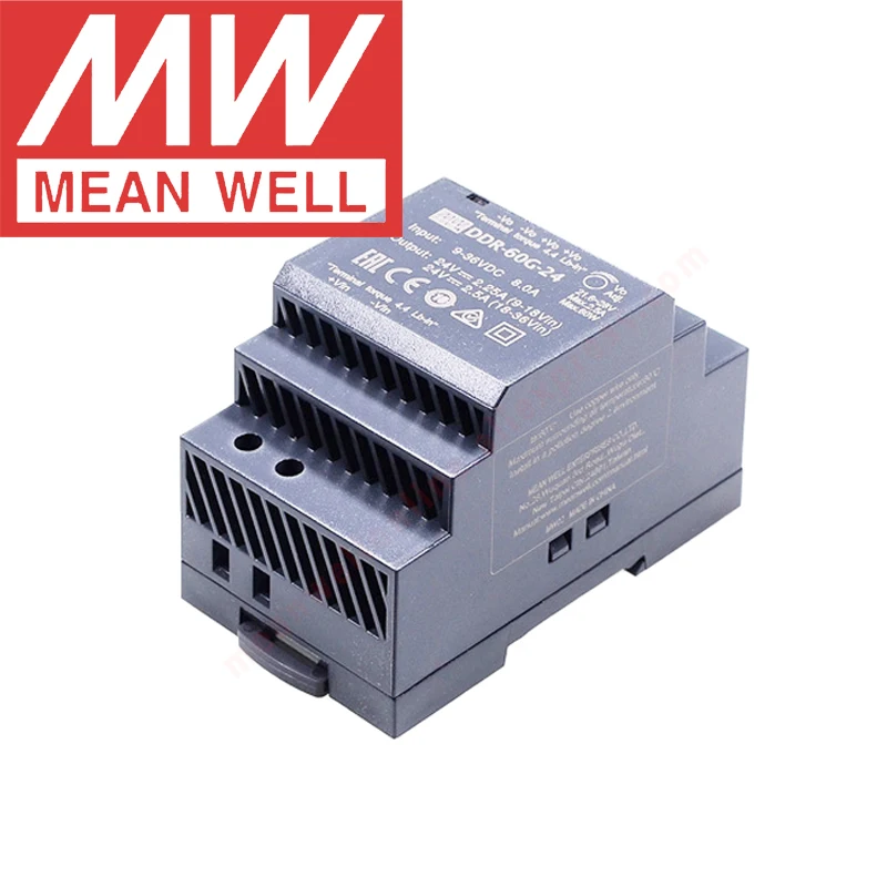 Оригинальный бренд Mean Well представляет DDR 60G 15 Din Rail Тип DC преобразователь meanwell