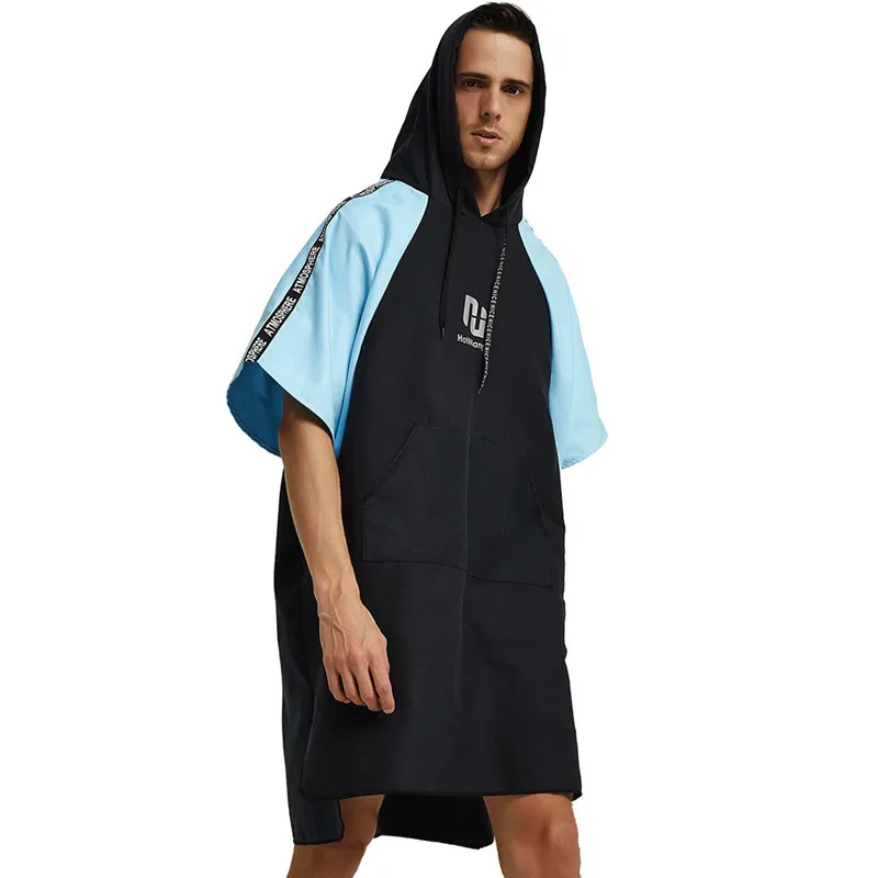 Носимый халат спортивное полотенце для улицы водопоглощающее серфинга взрослых