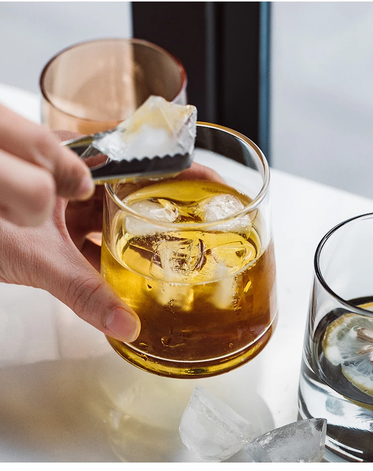 Простой скандинавский креативный кофейный стакан для вина прозрачная Горячая