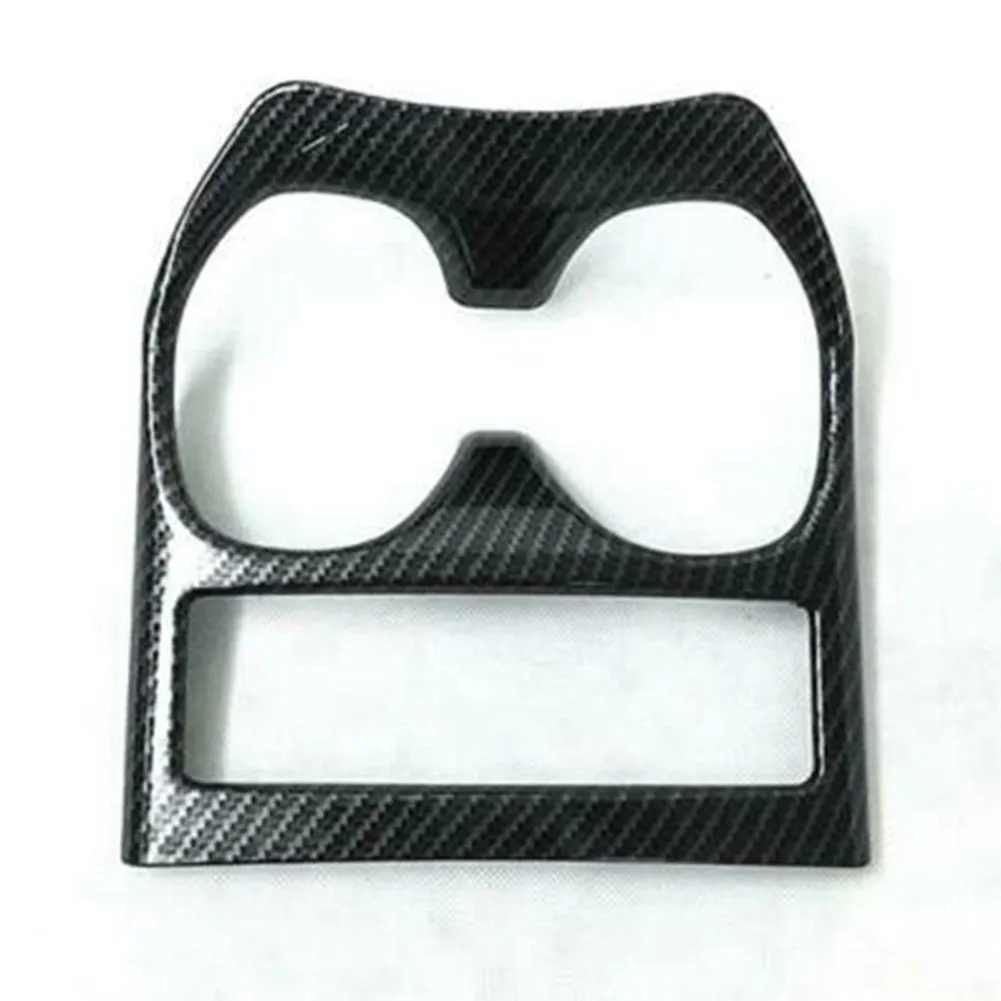 

1PC Trim ABS Water Cup Cover Carbon Fiber Style Decoration High Quality
