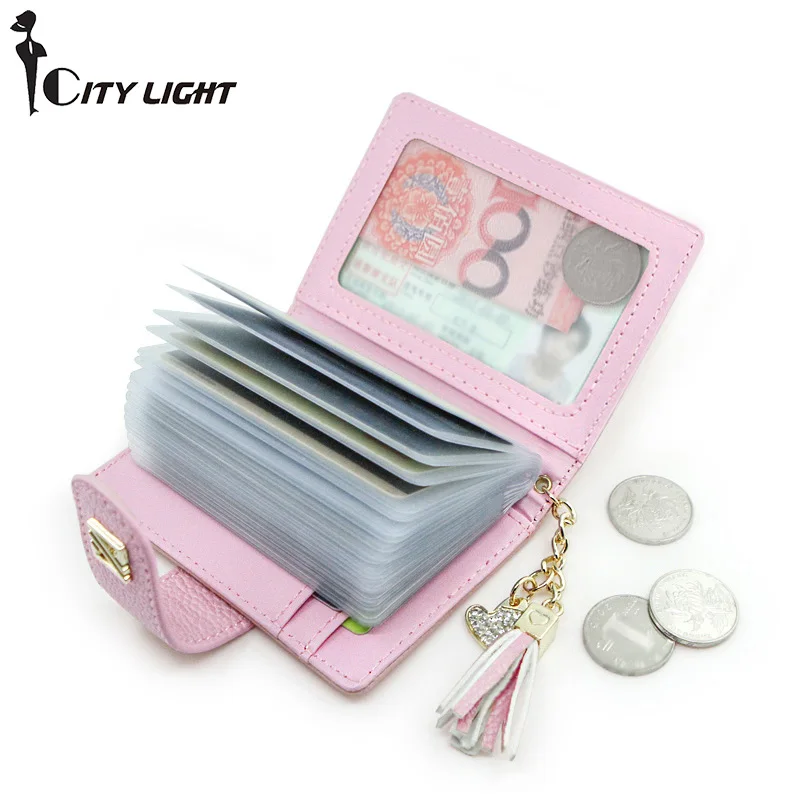 Женские держатели для карт модный кошелек с кисточками кредитных Брендовые