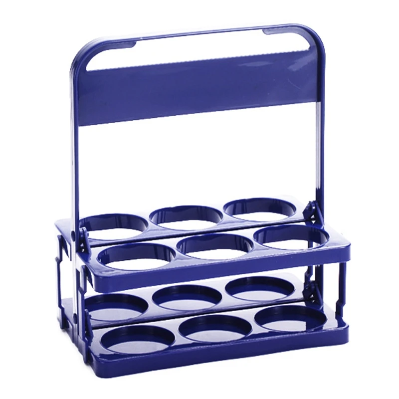 

Reusable 6 Pack Beer Bottle Carrier Drink Caddy Holder Durable Foldable Bar Liqueur Wine Beer Rack Basket Cup Organizer P31E