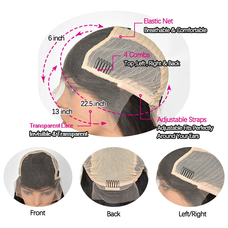 HD прозрачные кружевные парики невидимые передние короткие кудрявые