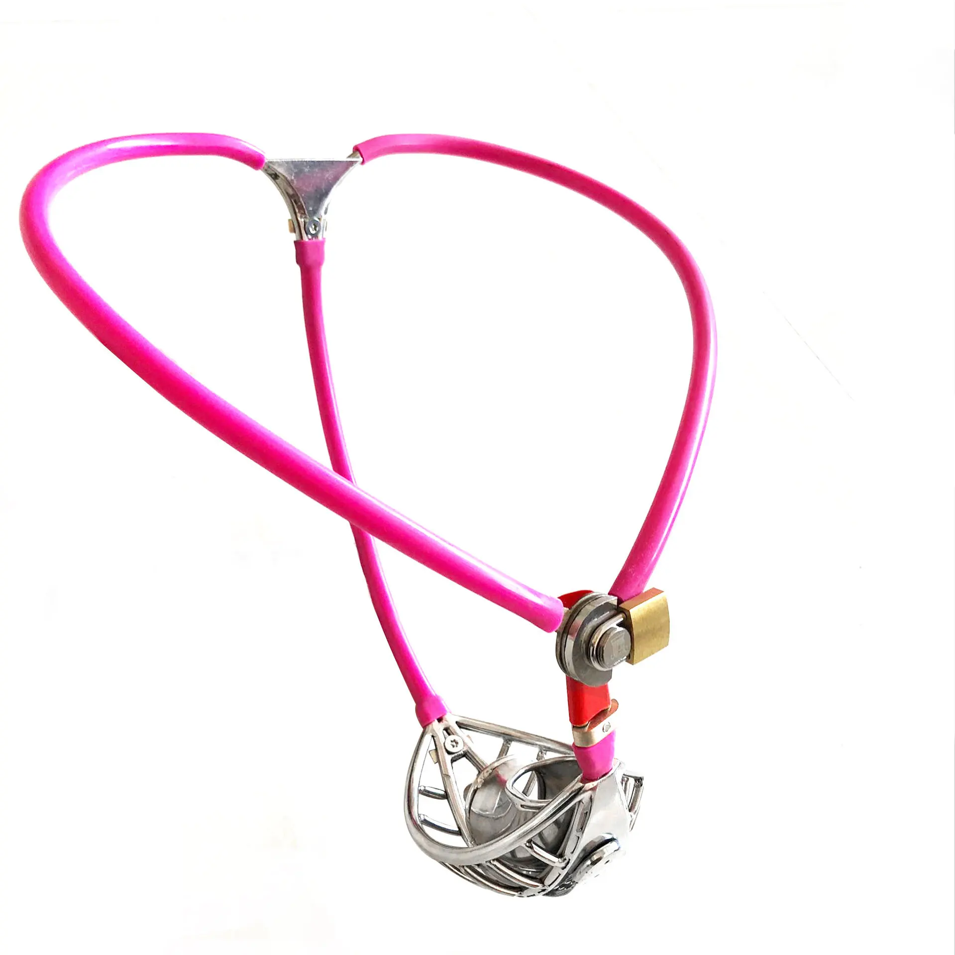 

Black Emperor products 2018 with a side shield cage invisible chastity belt alternative toy male teaching