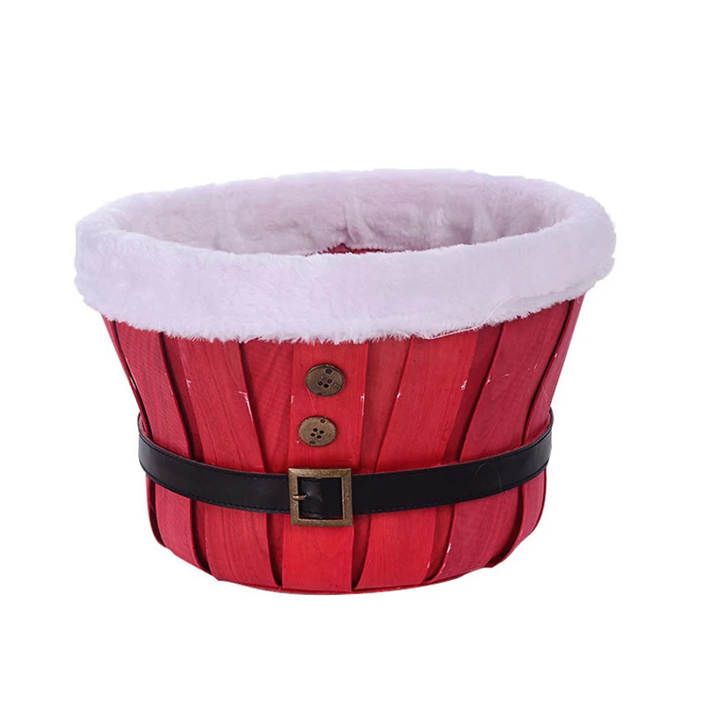basket with button Рождественская красная деревянная корзина для фотосъемки новорожденных реквизит для маленьких мальчиков и девочек Рождественская фотография для студийной съемки позирует Корзина Аксессуары для фотосъемки - Цвет: basket with button