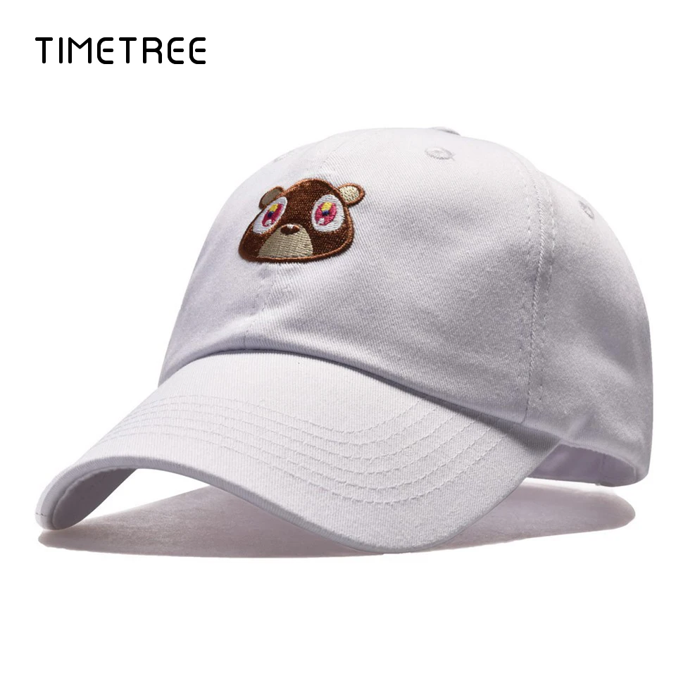 Kanye West Ye Bear Dad Hat Милая летняя кепка бейсболка для мужчин и женщин кепки s унисекс