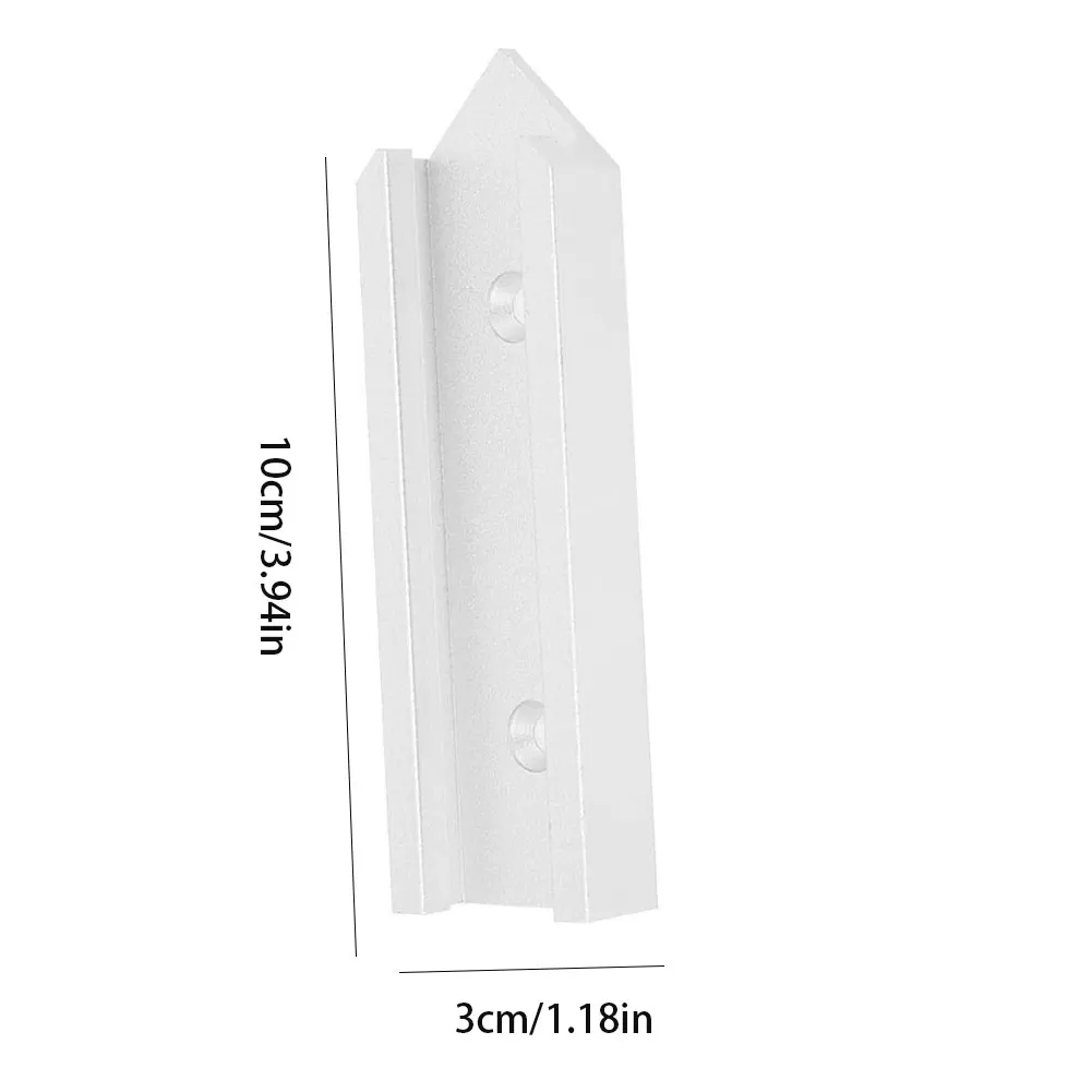 

Cross T-Track Connector Tools Aluminum Alloy 100mm 30 Type Miter Track Jigs Screw Slot Fastener Woodworking Chute Rail Tool 4PCS
