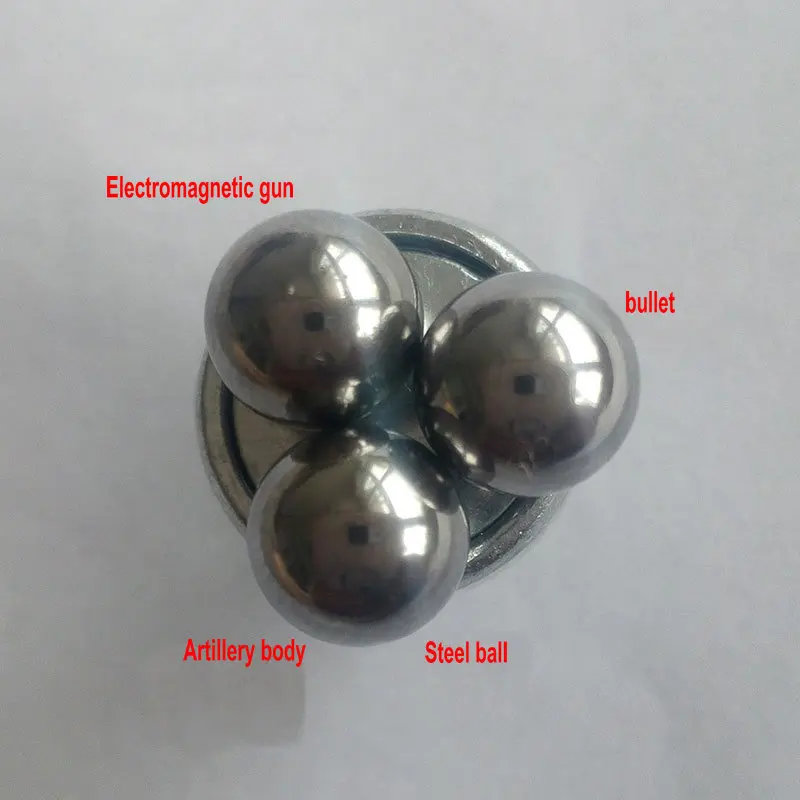 DIY ссамозакрывающийся крафт-запуск корпус электромагнитного оболочки мяч Электромагнитная катушка пистолет