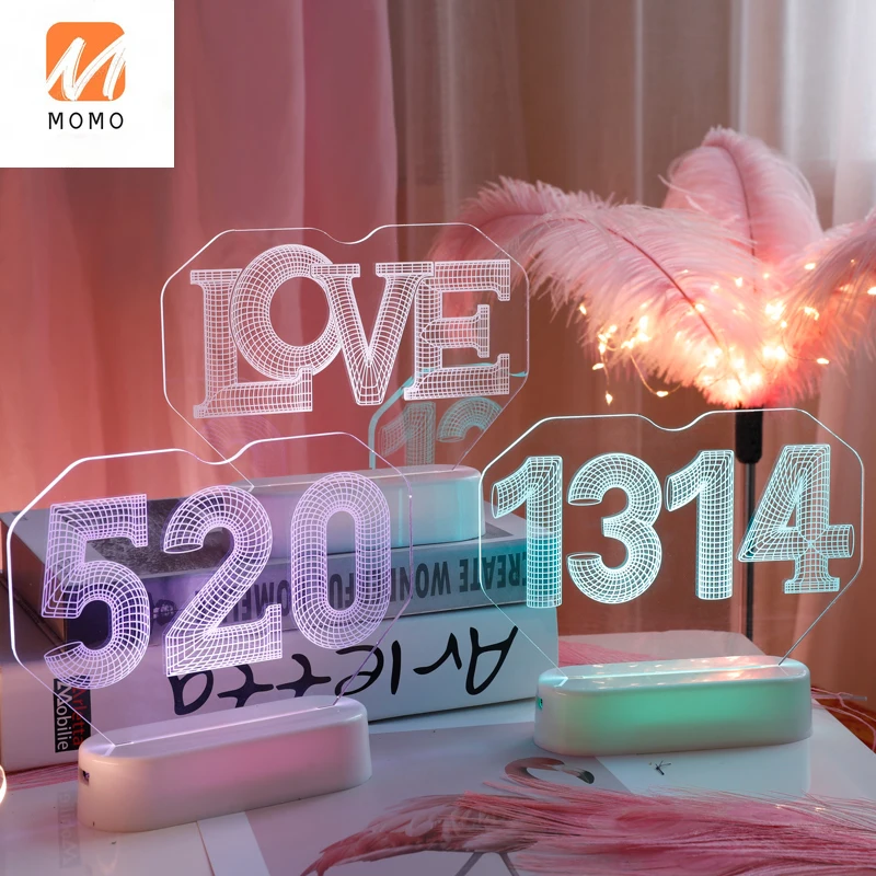 

Led Colored Lamp Chinese Valentine's Day Decoration Proposal Arrangement Creative Utensils Props Confession Sense of Ceremony