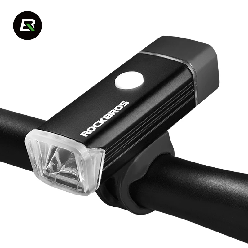 ROCKBROS USB Rechargeable Bicycle Front Light Waterproof MTB Road Bike Flashlight Headlight Lamp Cycling Accessories | Спорт и