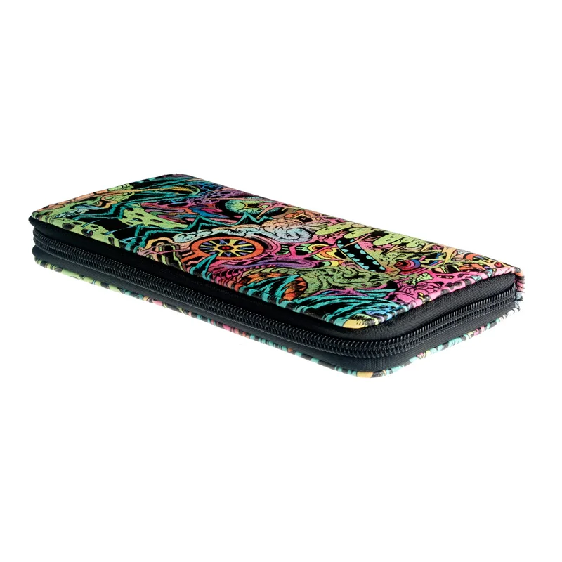 Женские Длинные кошельки на молнии дизайнерский кошелек Женская кредитная карта