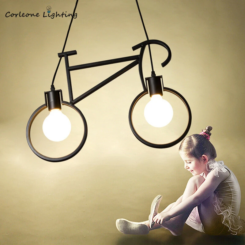 Велосипедная люстра в стиле ретро светодиодные светильники Эдисона индастриал
