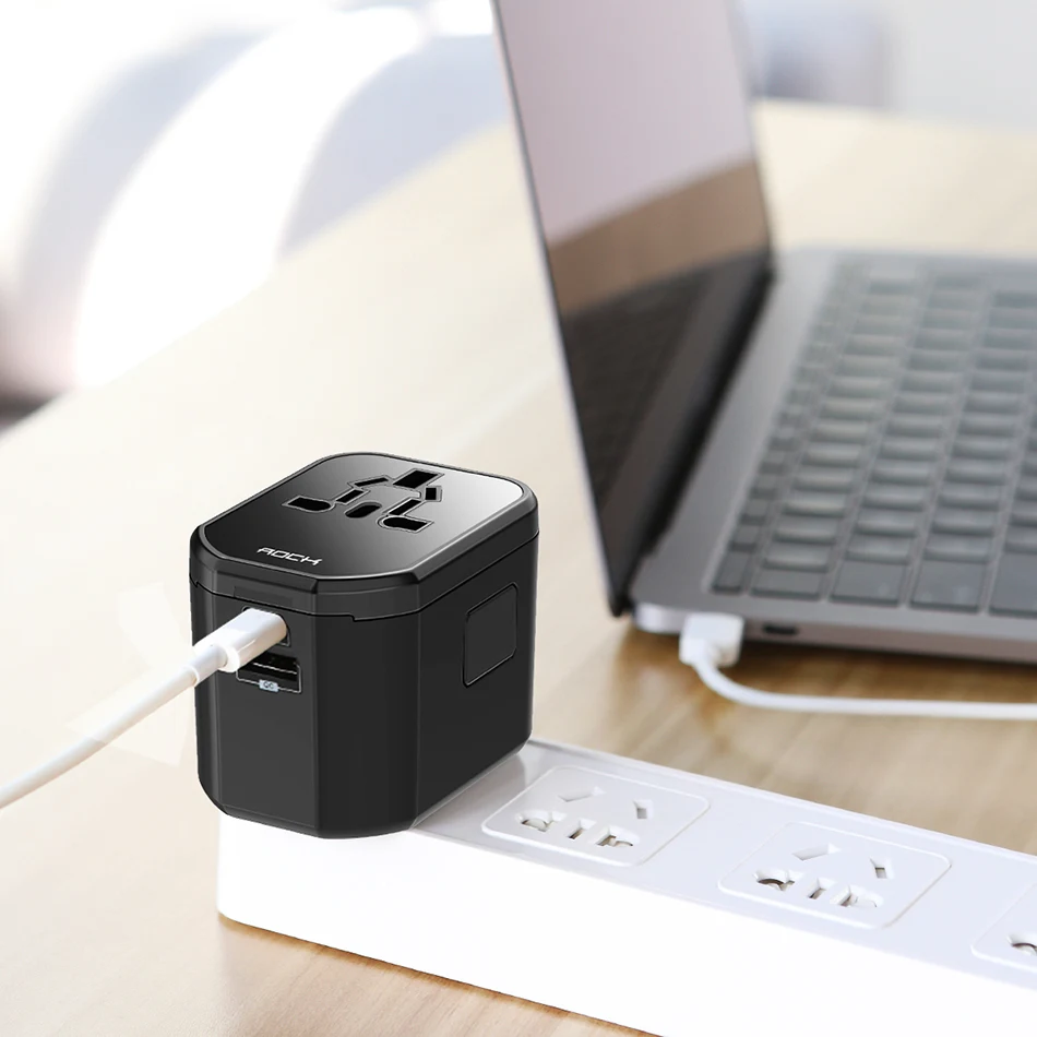 ROCK 18W дорожная Европейская USB зарядка Быстрая зарядка 3,0 для samsung телефон зарядное устройство PD 3,0 зарядное устройство для iPhone зарядное устройство usb-адаптер