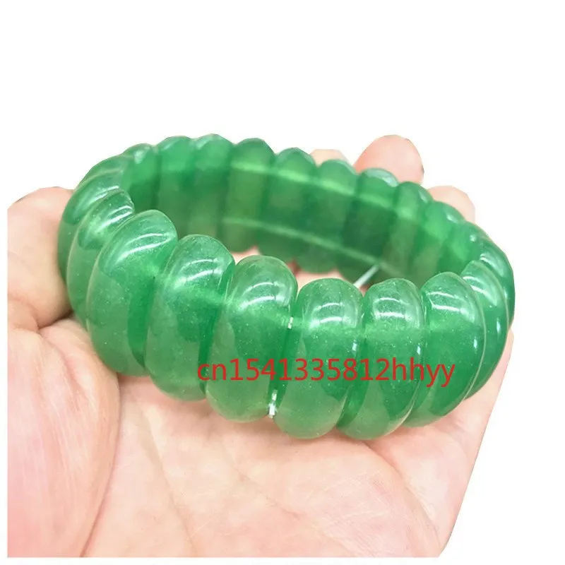 

Hot Selling Multi-style Agate Jade Hand Row Charm Jewellery Hand-Carved Bracelet for Women Men Fashion Accessories
