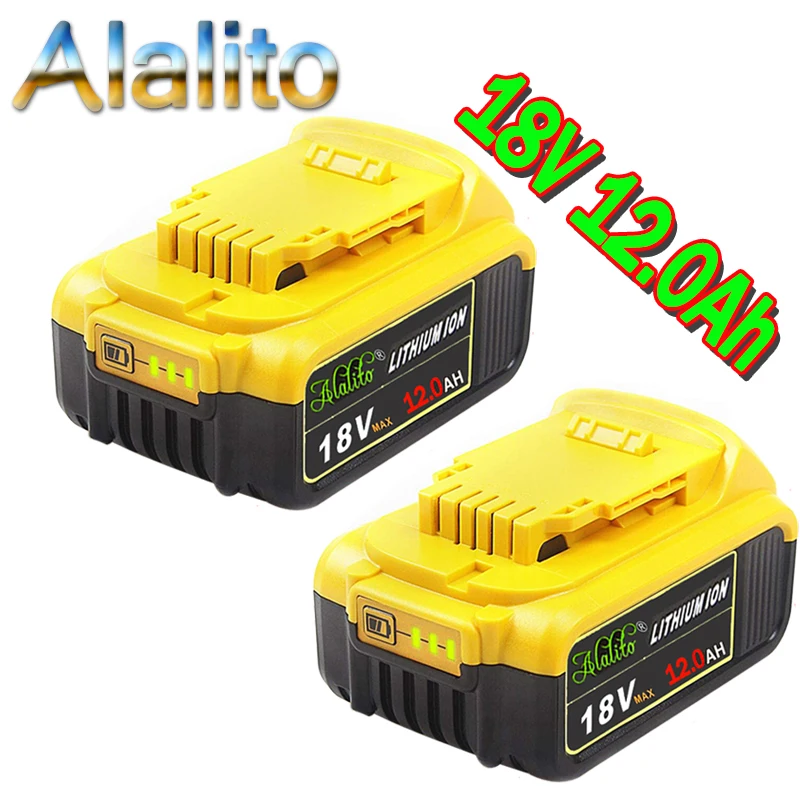 3 Упак. 18V 12.0Ah DCB200 запасная литий ионная батарея для DeWalt MAX XR Электроинструмент 18 v