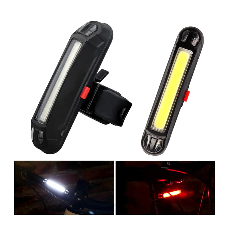 

Возможность зарядки при помощи разъема USB, светильник хвост светильник Водонепроницаемый горный велосипед вспышка светильник задний Свети...