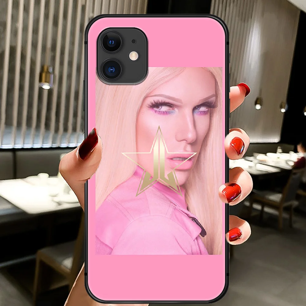 

Fashion Stars Jeffrees Phone Case Cover Hull For IPhone 5 5s se 2 6 6s 7 8 12 Mini Plus X XS XR 11 PRO MAX black Waterproof