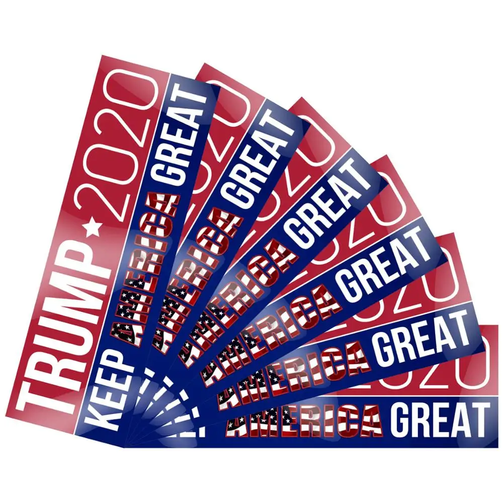 

10Pcs Donald Trump Keep America Great and Make Liberals Cry again Car Bumper Stickers President 2020 NEW XI