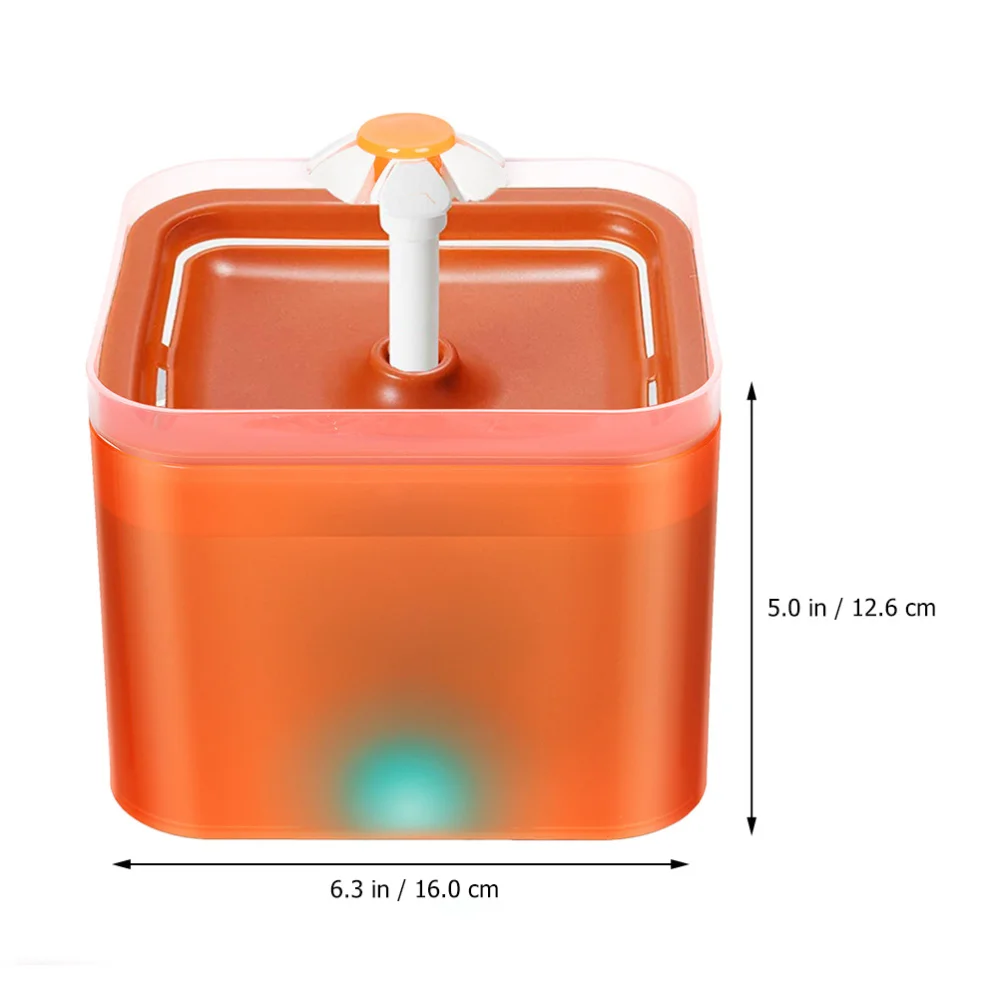 

Cat Drinking Fountain 2L Waterer Circulation Water Feeder with Light UK Plug