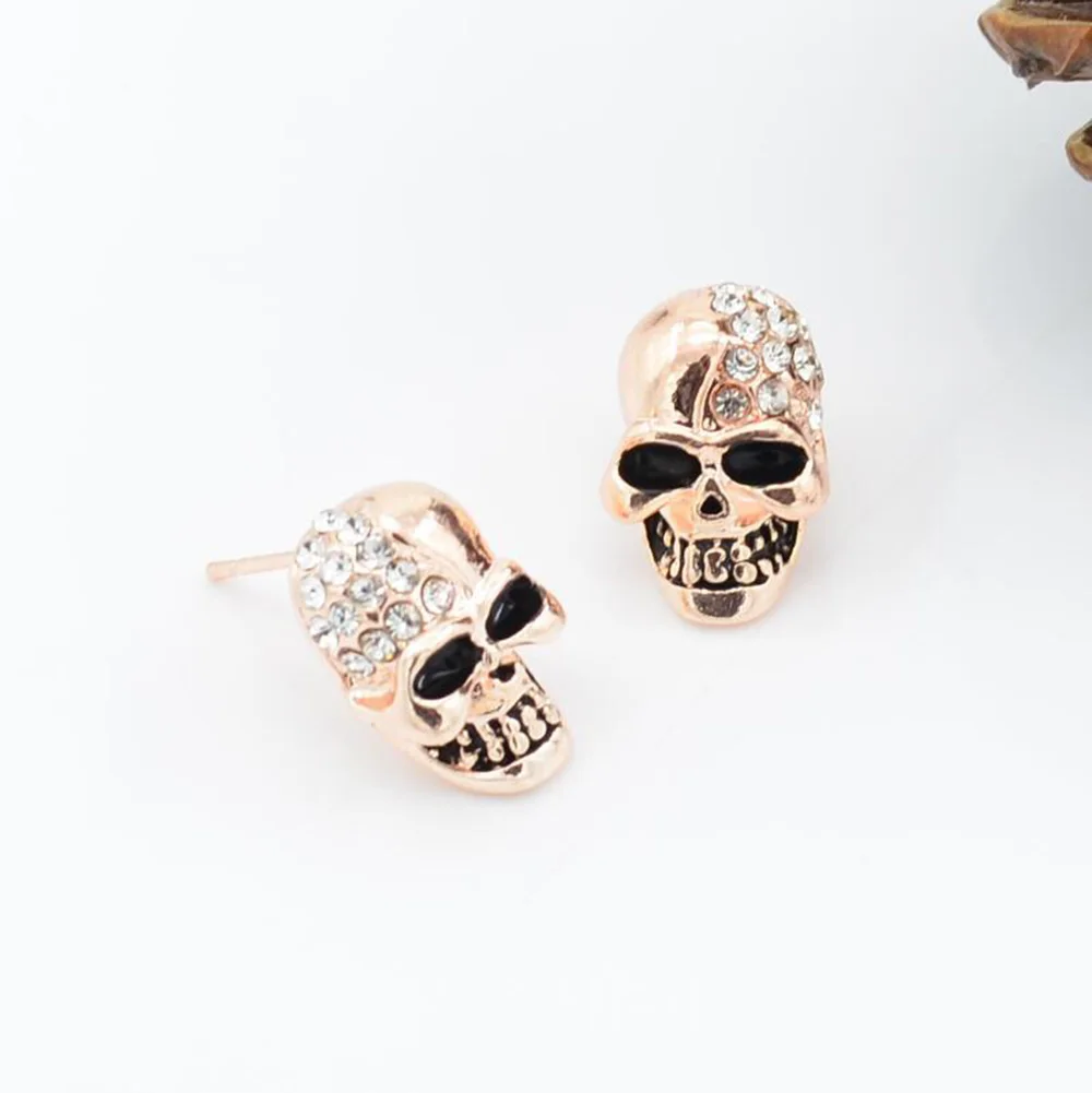Изящные серьги-гвоздики серьги для Хэллоуина Панк ювелирные изделия женщин