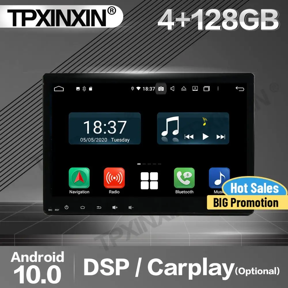 

Автомагнитола 2 Din, 128G Carplay, стерео приемник Android 10 для Honda Vezel 2014, 2015, 2016, 2017, GPS-проигрыватель, головное устройство аудиомагнитофона